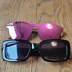 Stylish And Trendy Pink and Black Sunglasses Bundle